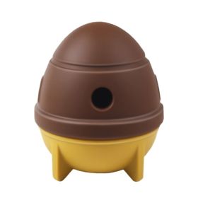 Pet Gnawing and Teething Educational Feeder (Color: Brown & Yellow, type: Pet Toys)